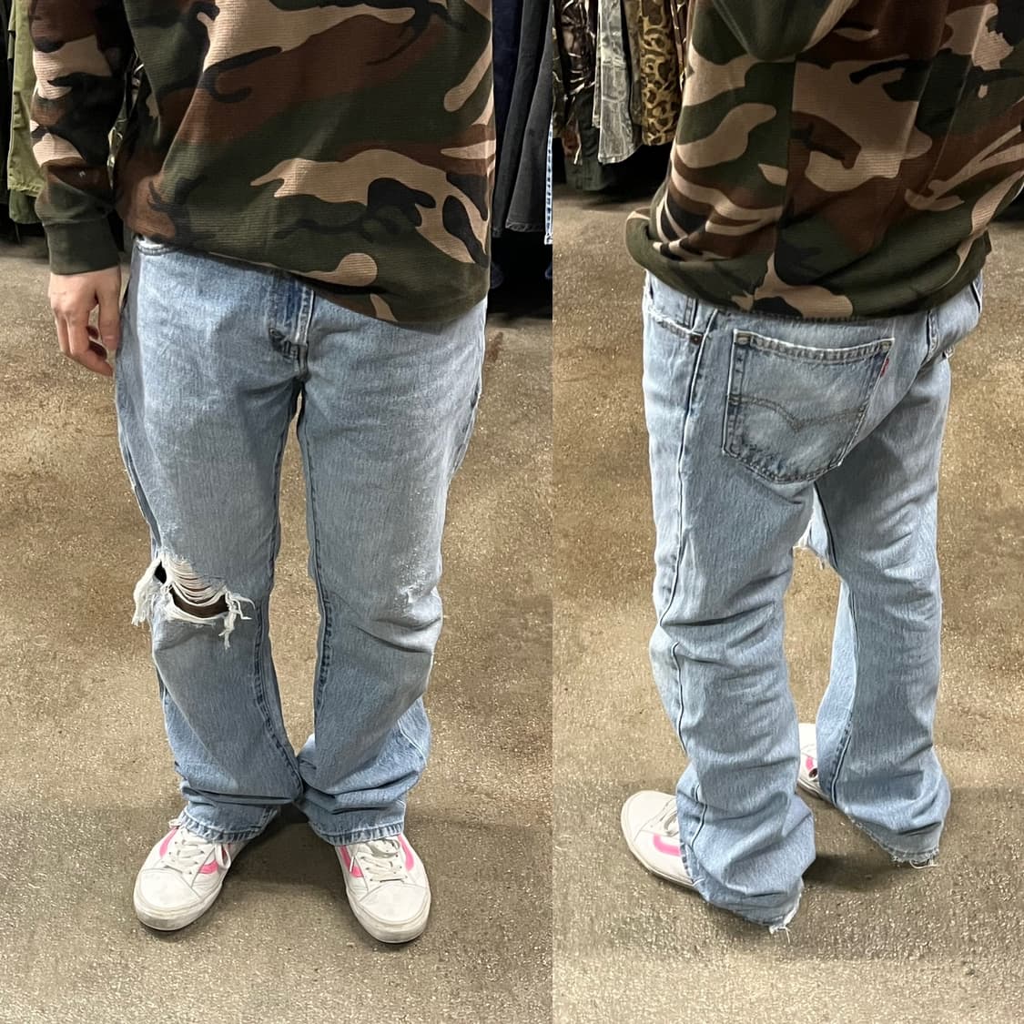 리바이스517 데미지 부츠컷 (34“) 상품이미지6