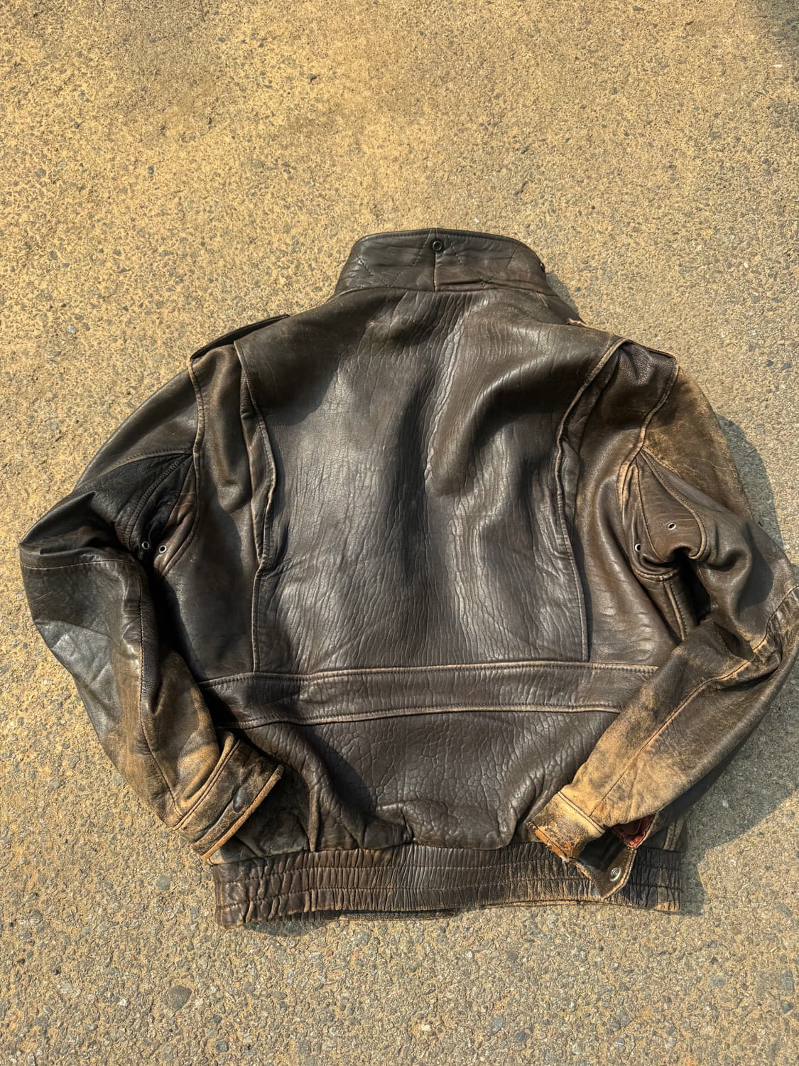 Us army A-2 미공군 가죽자켓 상품이미지5