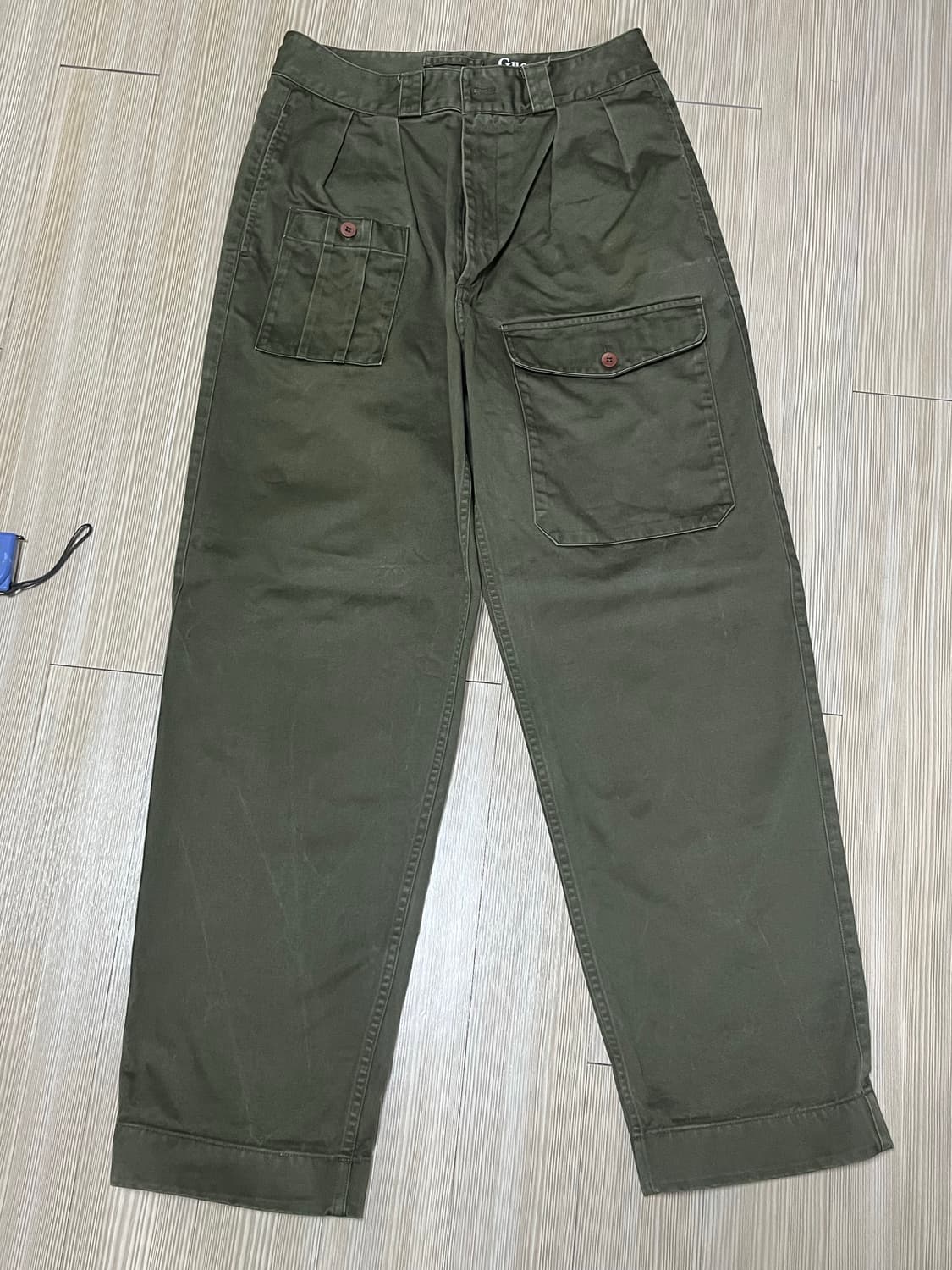 [건지 울른스] [건지 울른즈] 피셔맨 1952 브리티쉬 팬츠 올리브 상품이미지4