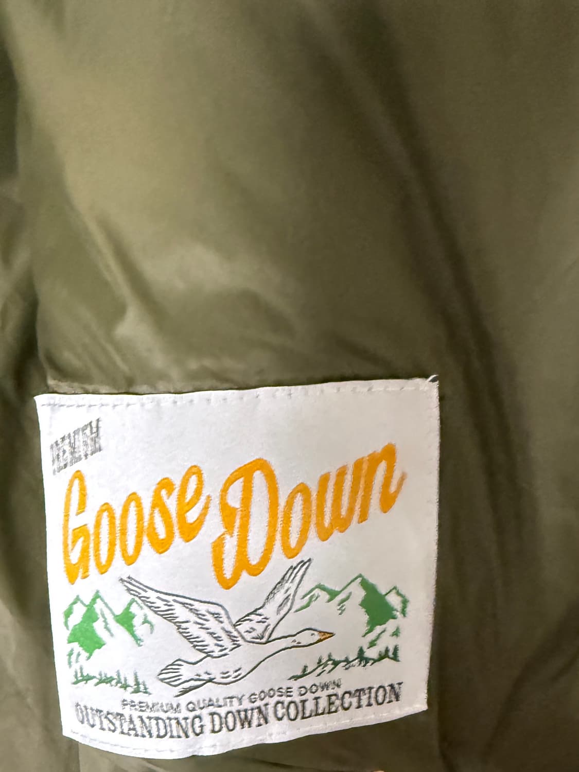 아웃스탠딩 N3B 구스다운 파카  올리브 M사이즈 상품이미지5