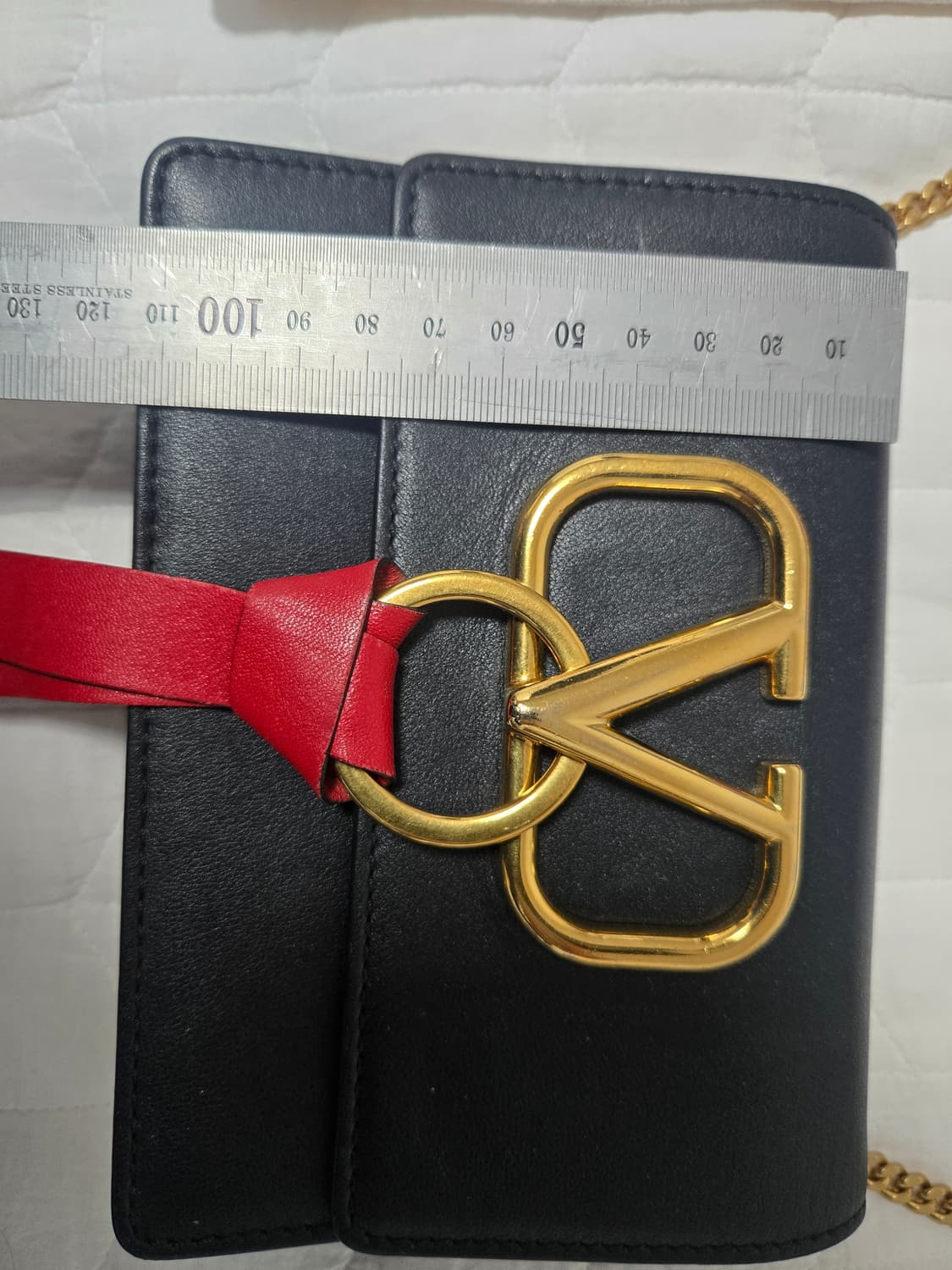 발렌티노 V링 리본 크로스 미니백 상품이미지9