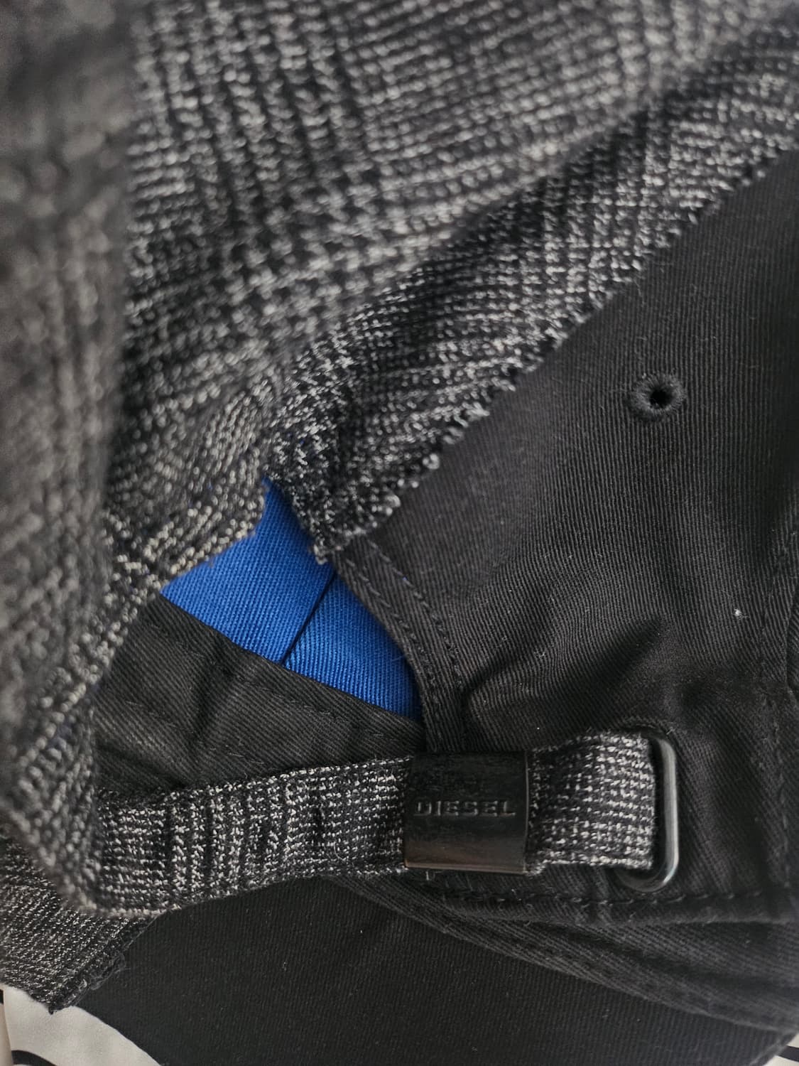 디젤2017봄/여름ss컬렉션 글렌체크배색캡 상품이미지3