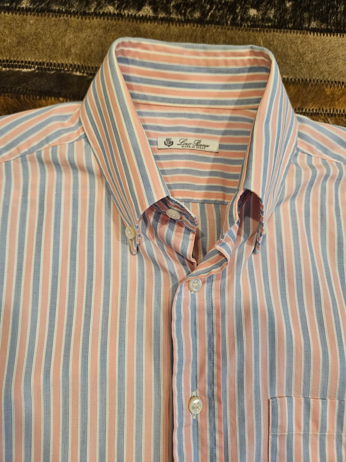 로로 피아나 스트라이프 셔츠  상품이미지3