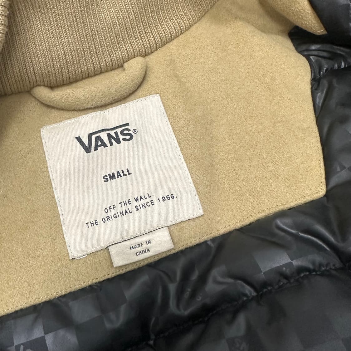 VANS 반스 울 후드 자켓 베이지 S 상품이미지10