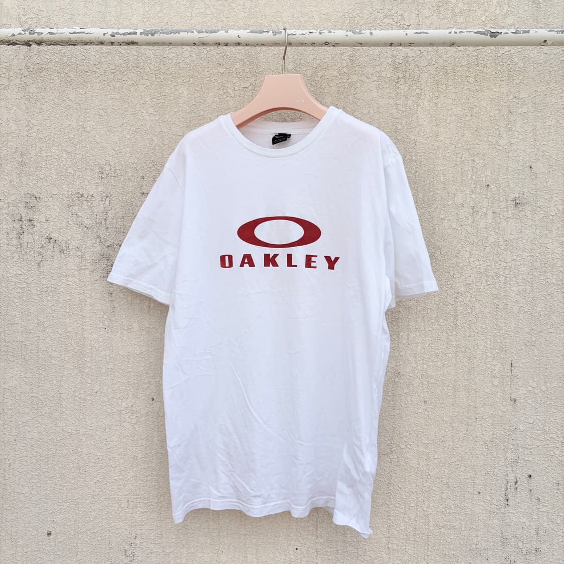 오클리 빅로고 화이트 반팔티(L) 상품이미지1