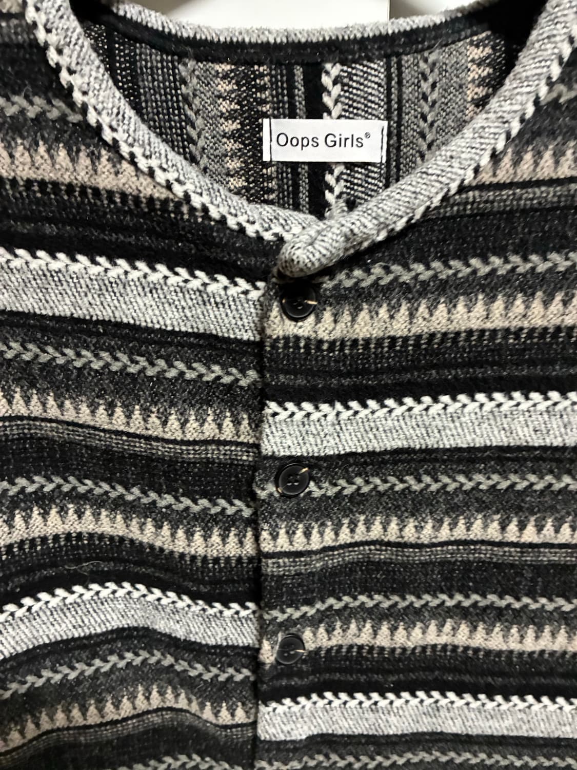 [새상품] 빈티지 무드 가디건 (여자L사이즈) 상품이미지2