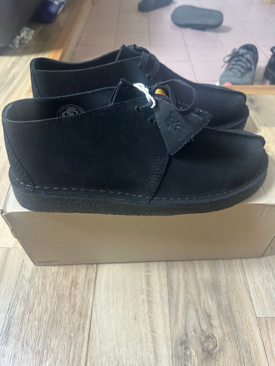 클락스 데저트 트랙 uk9.5 블랙 새상품 상품이미지4