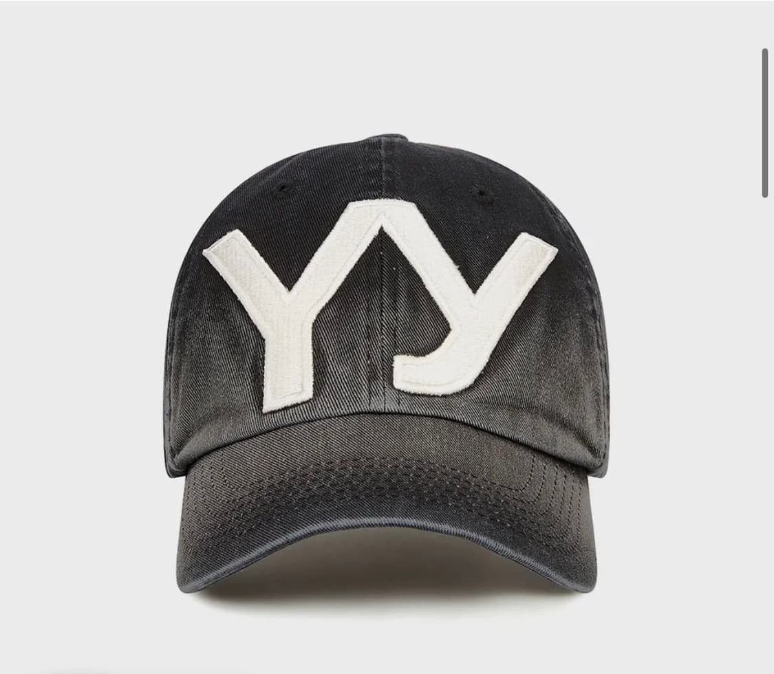 오픈와이와이 그라디언트 볼캡 블랙 상품이미지1