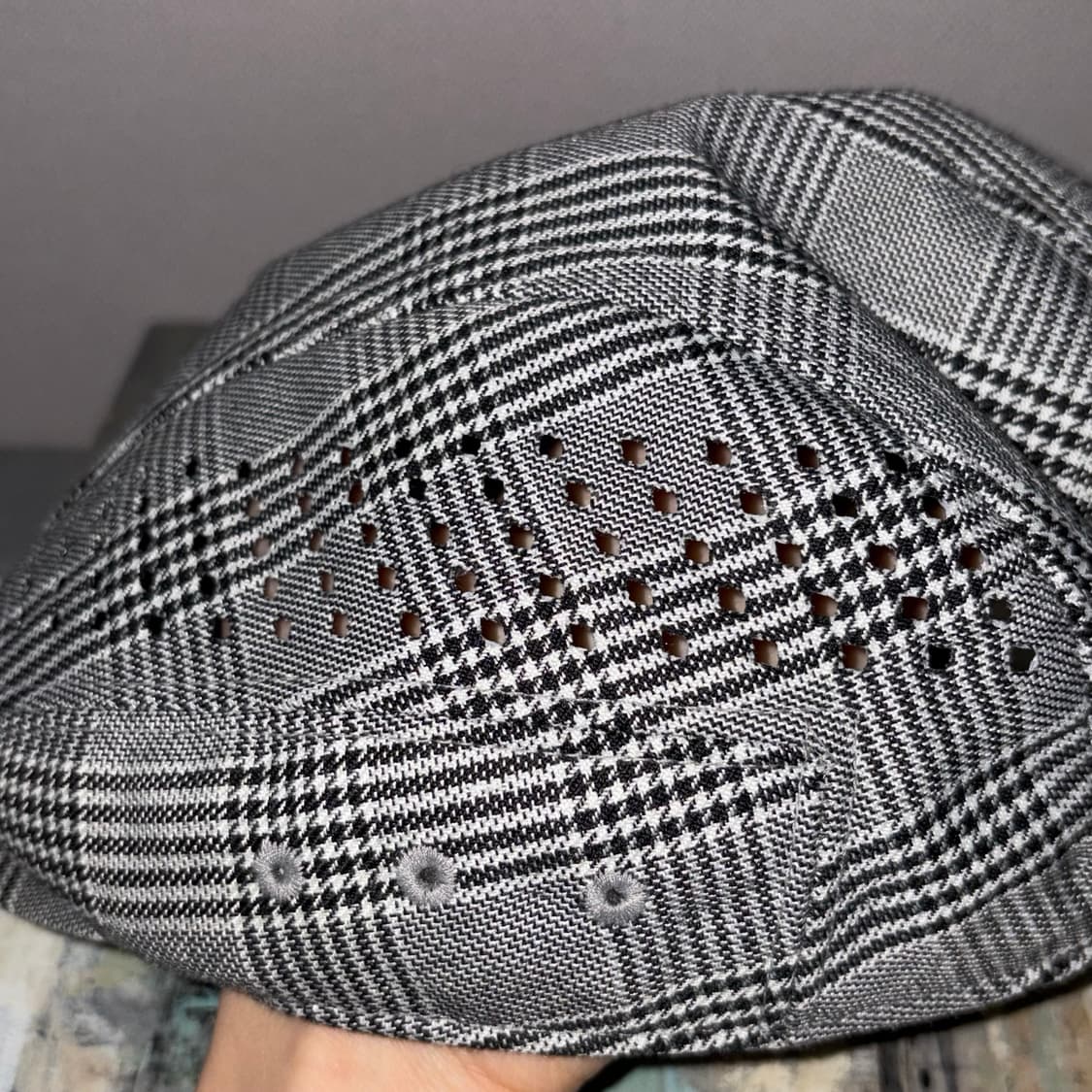 vintage check hunting cap 상품이미지4