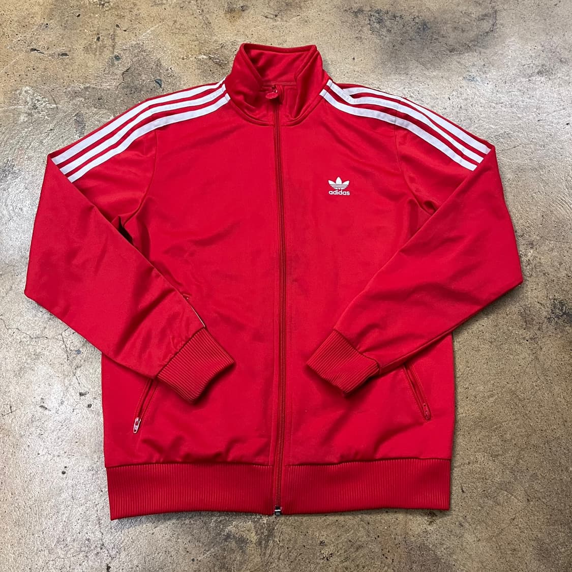 [정품/79] 아디다스 빨간색 레드 져지 삼선 트랙탑 b14 상품이미지2