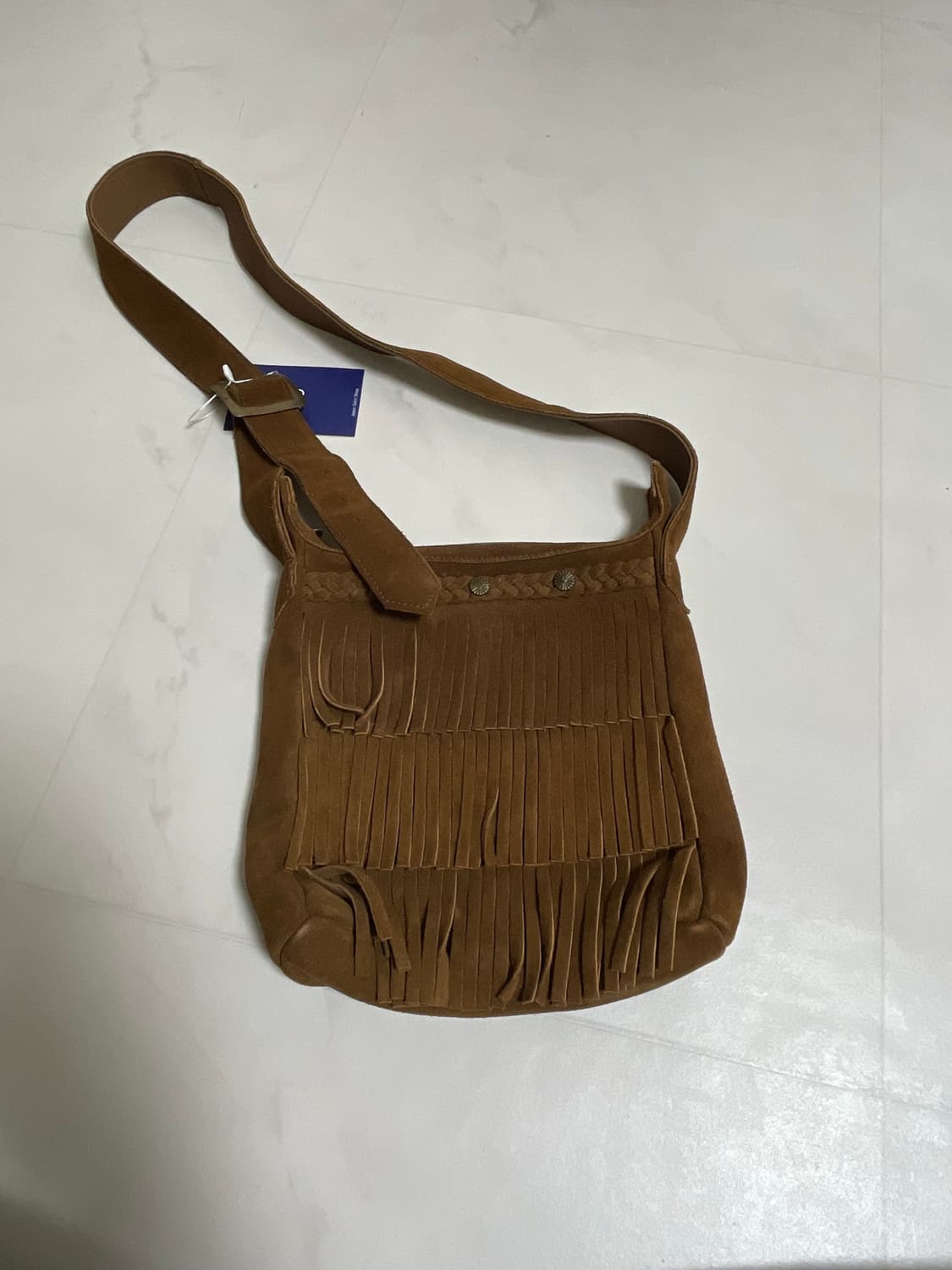 마지막 재고💙 Square fringe bag 상품이미지2