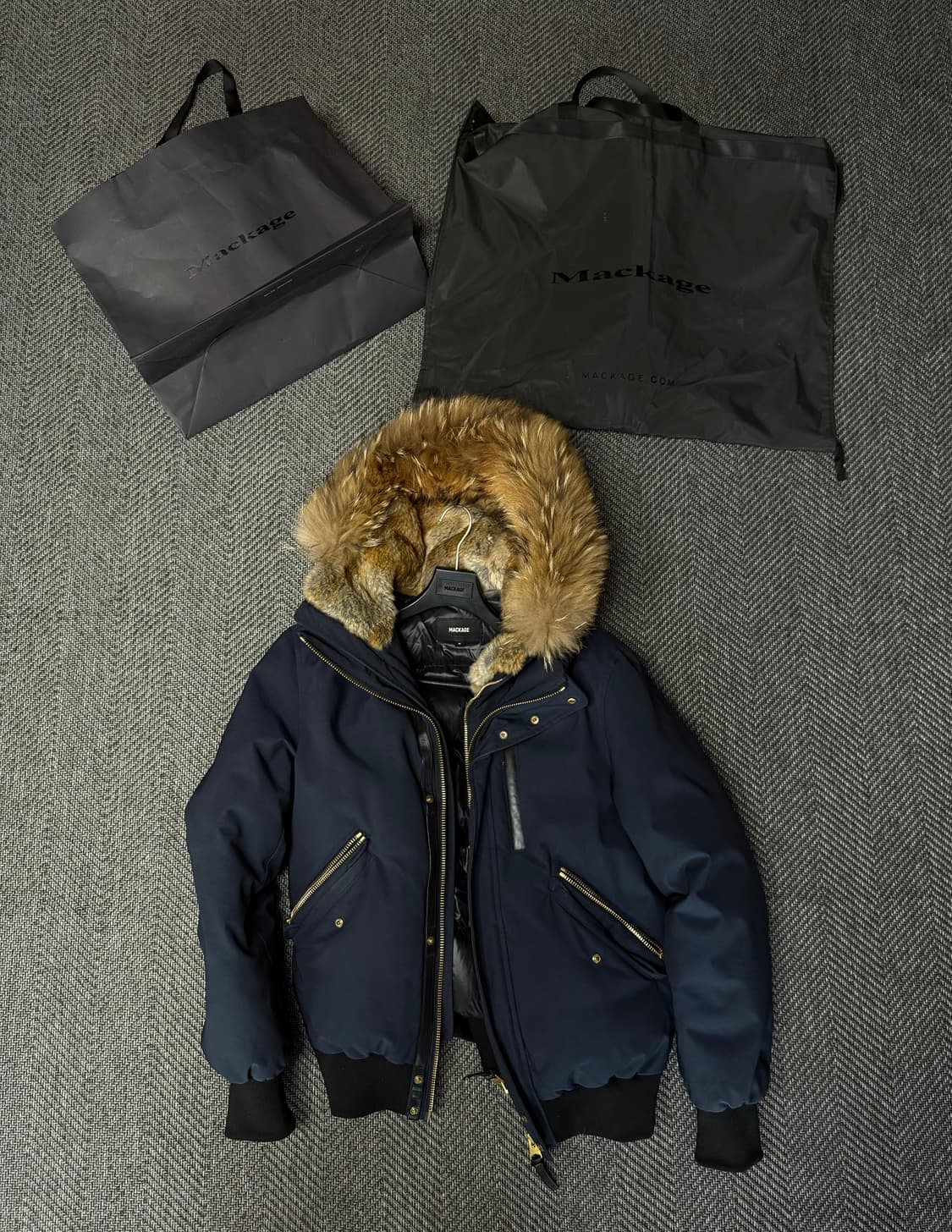 맥케이지 딕슨 네이비 패딩 풀 패키징 (40사이즈) 상품이미지1