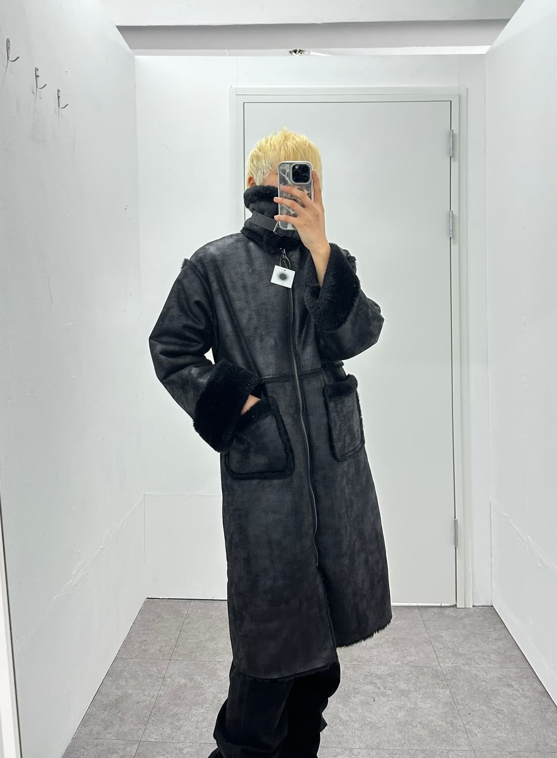 Vintage black fur mustang  상품이미지2