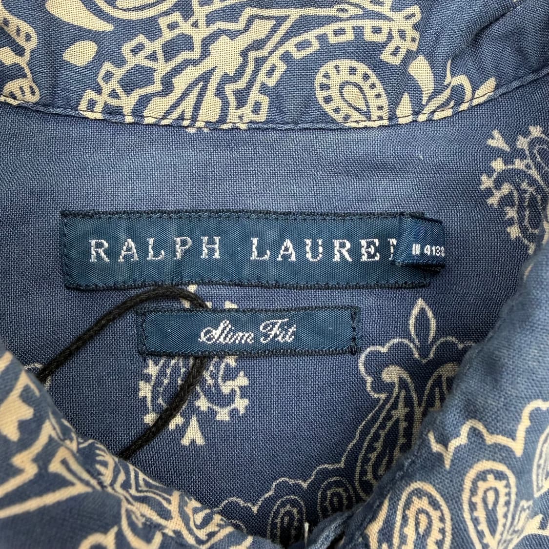 폴로 랄프 로렌 페이즐리 패턴 웨스턴 셔츠 S 상품이미지7