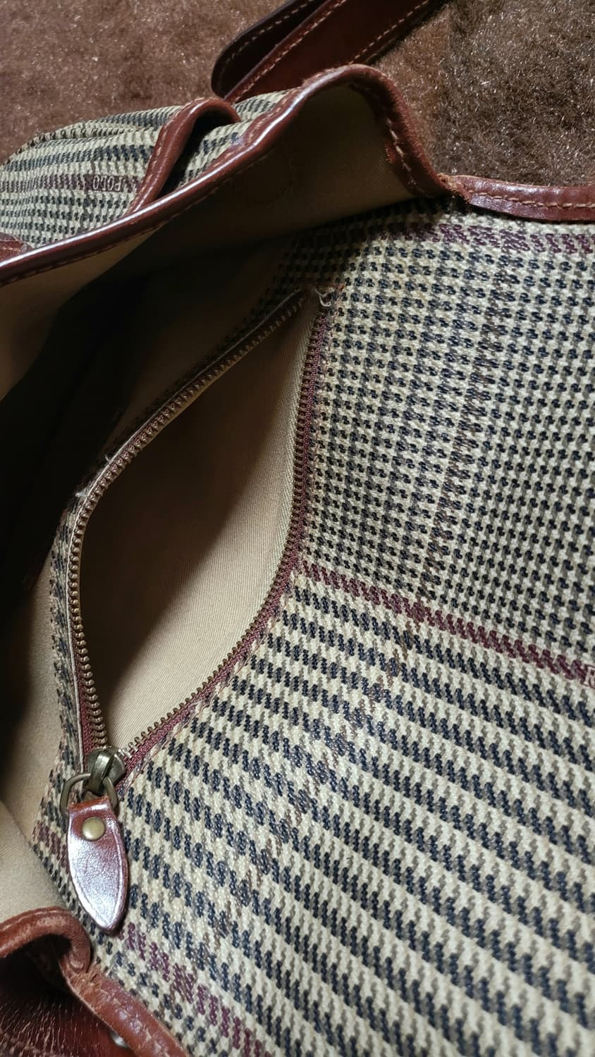 폴로 랄프로렌 남녀공용 체크 소형 크로스백 상품이미지8