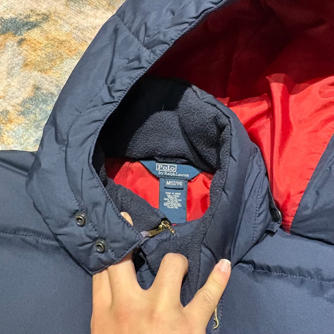 폴로 래드포니 빈티지 후드패딩 상품이미지5