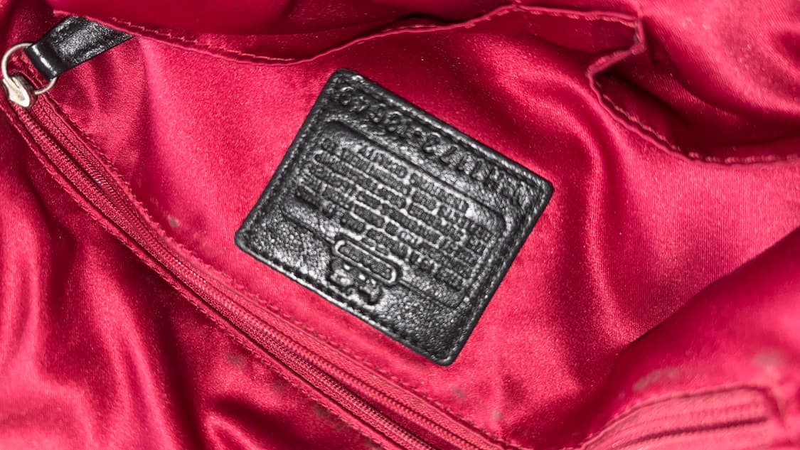 코치 빈티지 가방 버건디  상품이미지4