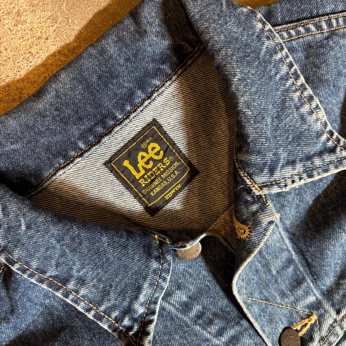 일본 리 101j 데님 트러커 자켓 상품이미지3