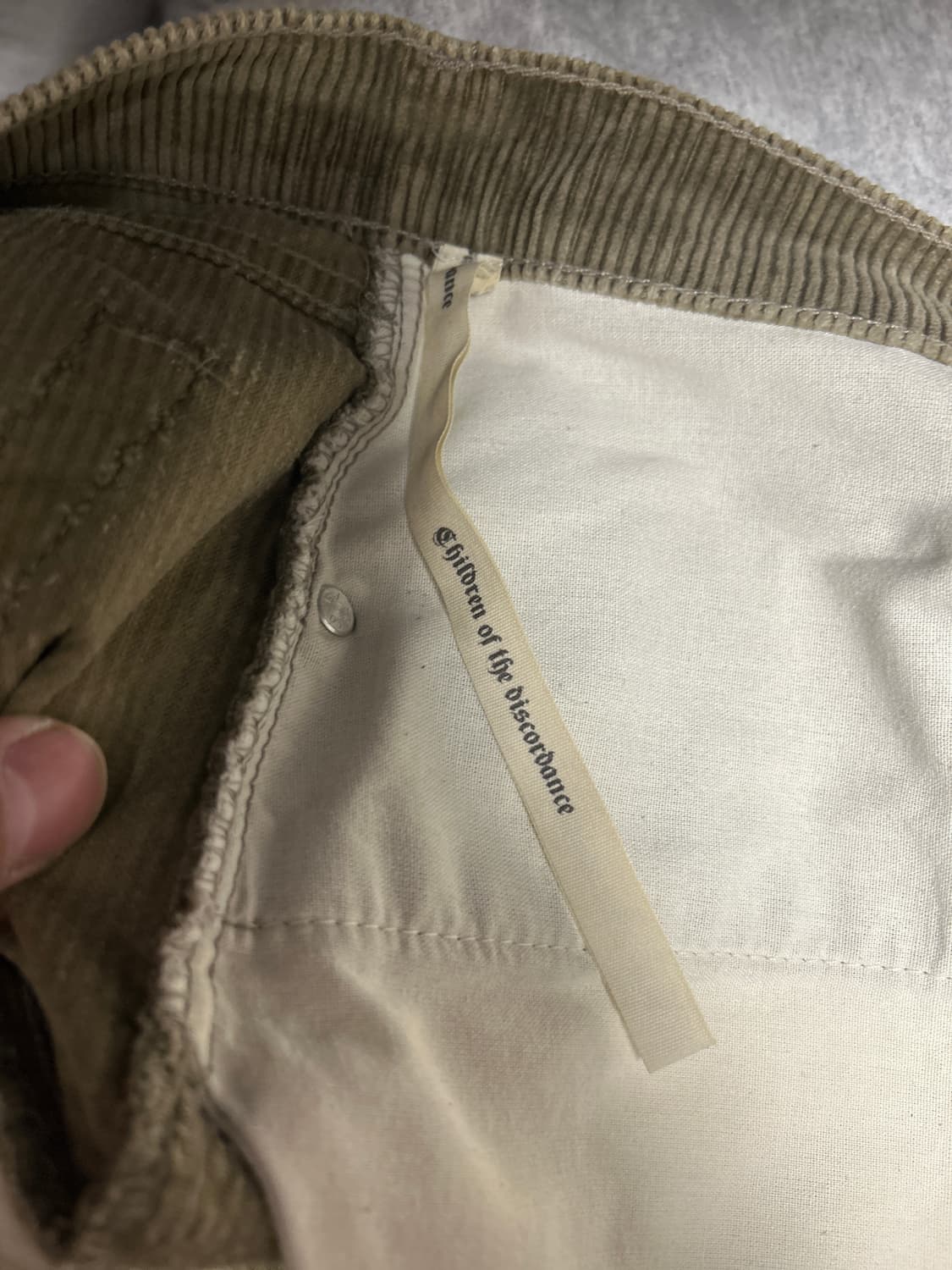 칠드런오브 더 디스코댄스 코듀로이 자수 패치 업사이클 리메이크 반바지 2 상품이미지8