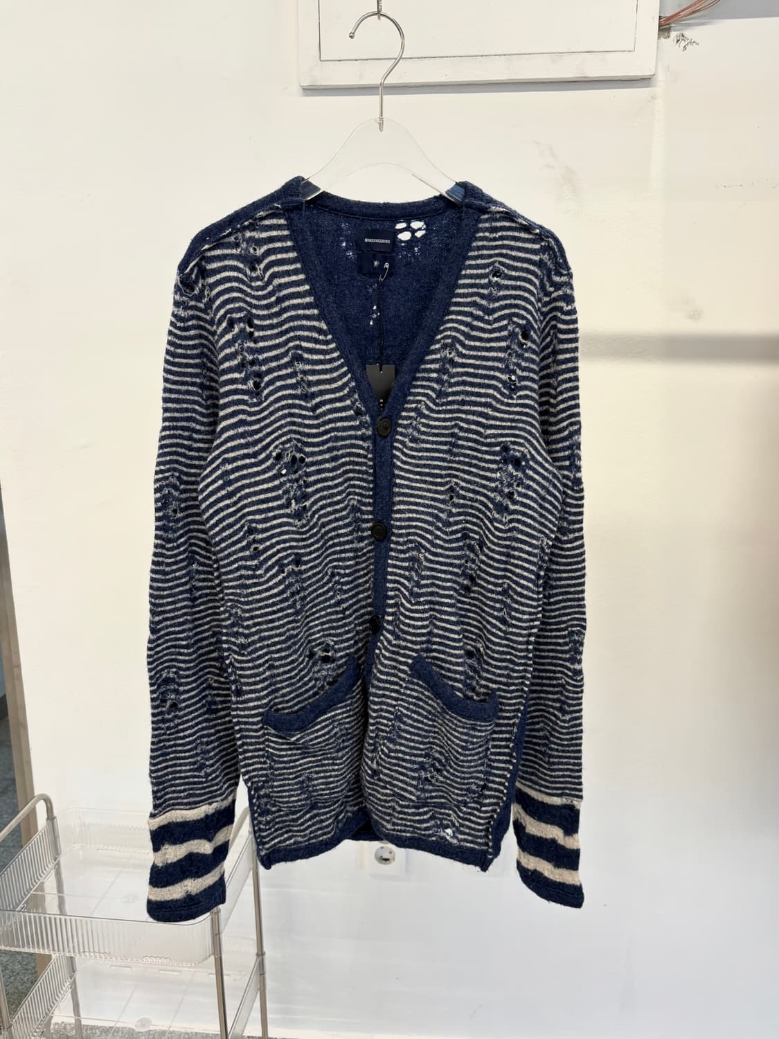 Mihara Yasuhiro damage cardigan 상품이미지1