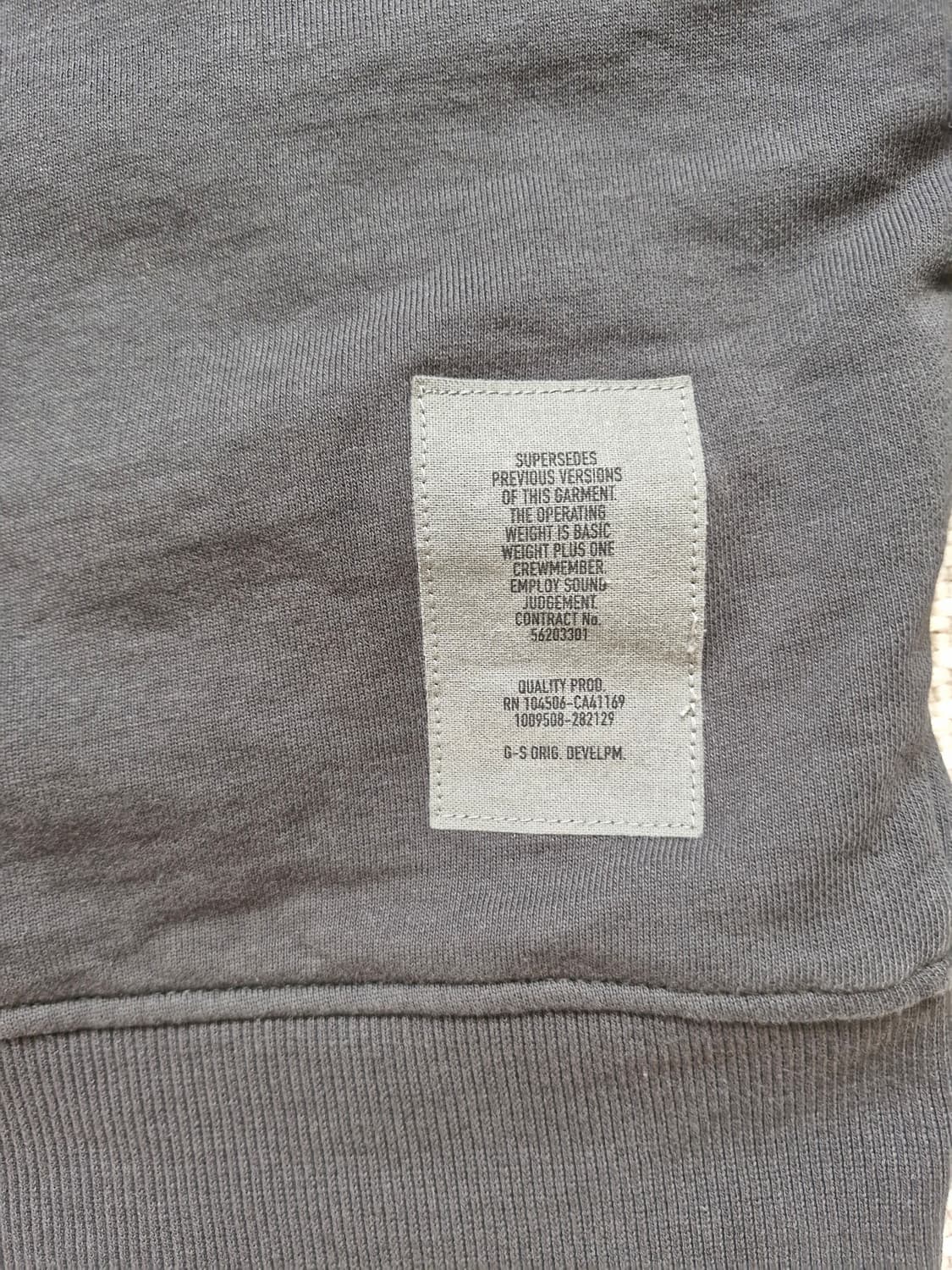 지스타로우 포켓 디테일 루즈 후드티 L 상품이미지6