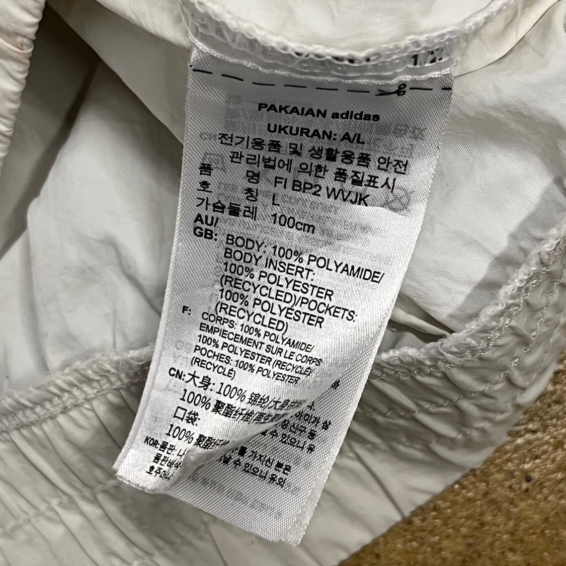 [정품/L,100] 아디다스 FI BP2 윈드브레이커 자켓 b8 상품이미지9