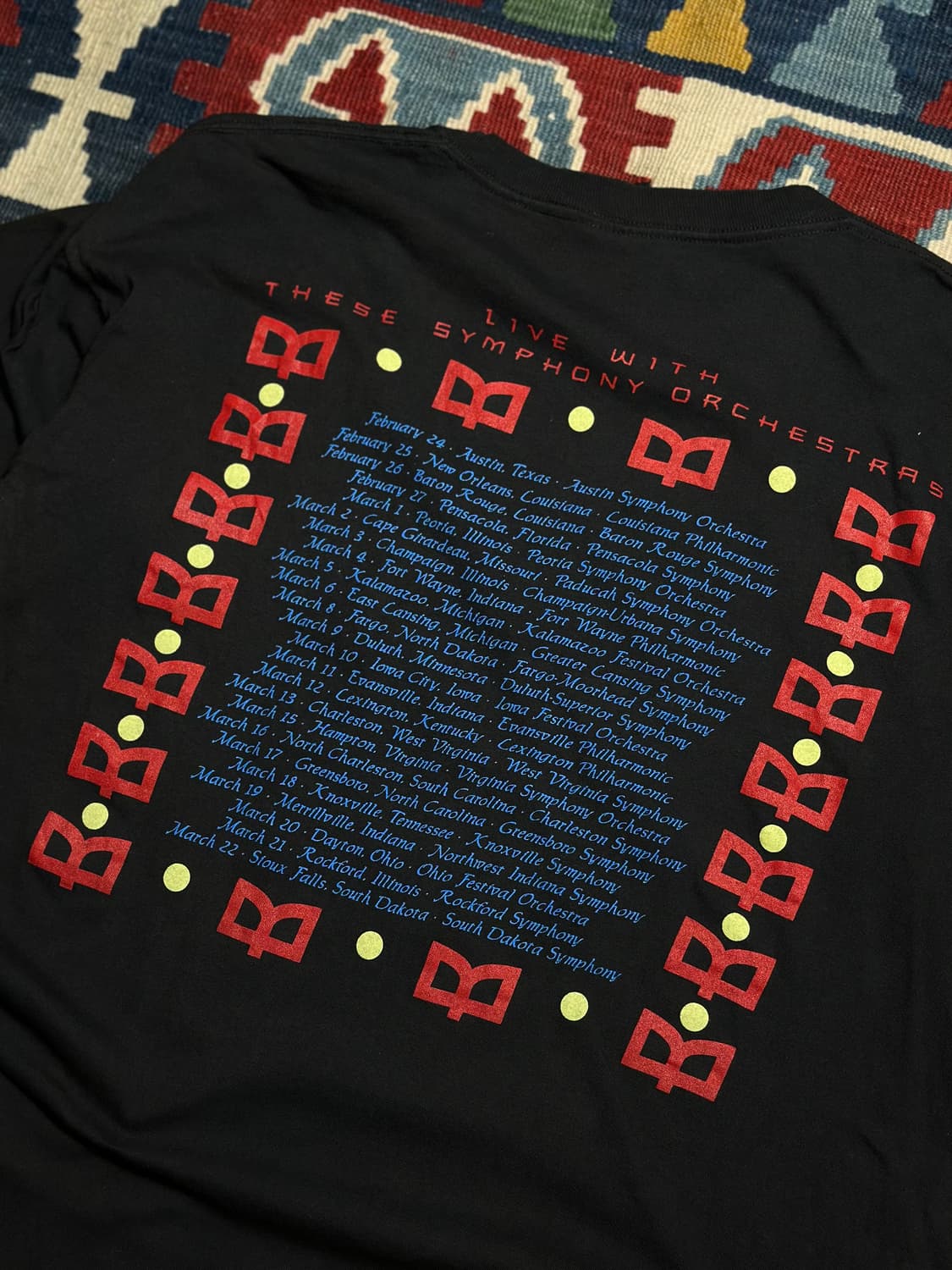 90s Moody Blues 빈티지 무디블루스 티셔츠 XL 상품이미지5