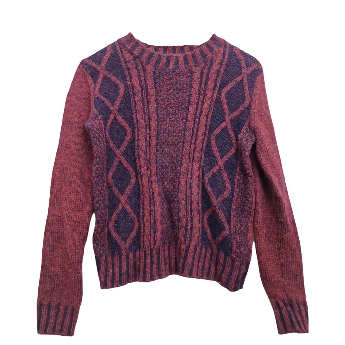 COEN DAILY CLOTHING 빈티지 와인 니트  상품이미지1