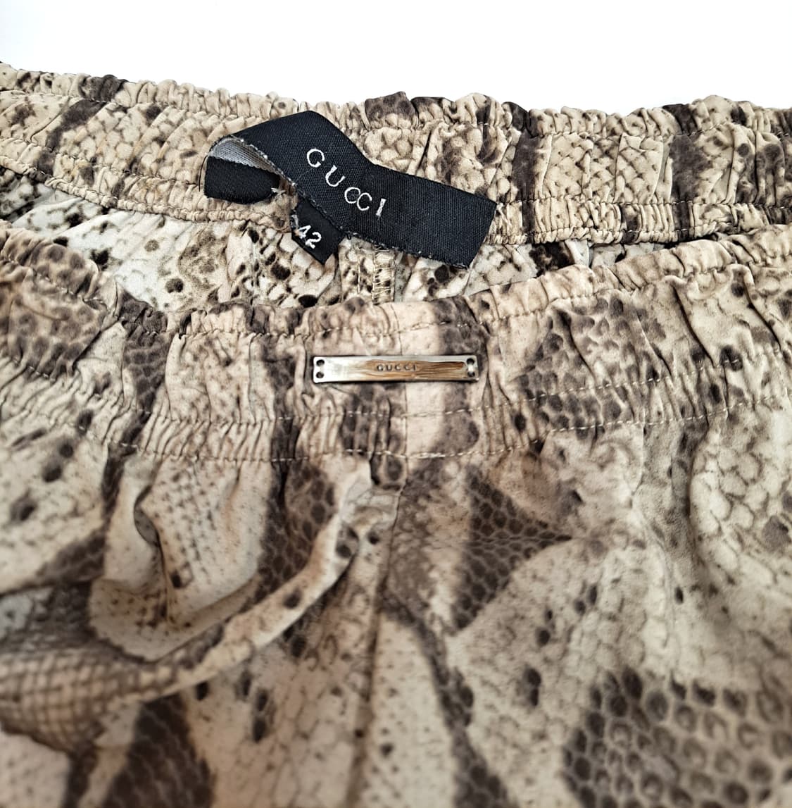 Gucci by Tom Ford Snake Skin Mini Shorts 상품이미지4