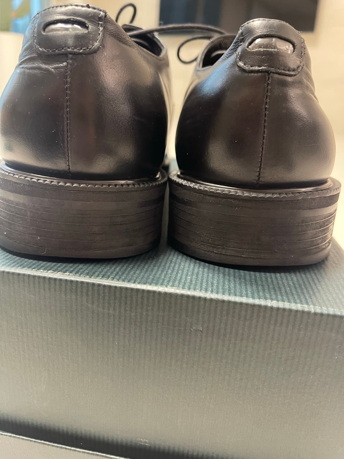 수제화 브랜드 오뷔제(OVJE) 더비 비브람창 블랙 280 상품이미지10