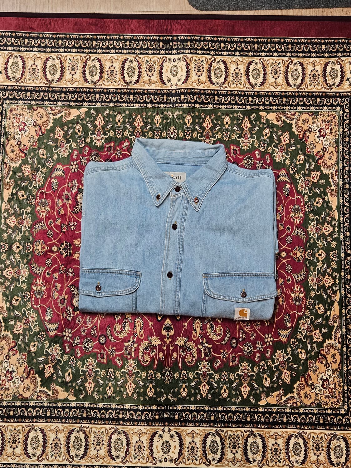 Carhartt Denim Shirt (Light Blue) 상품이미지1