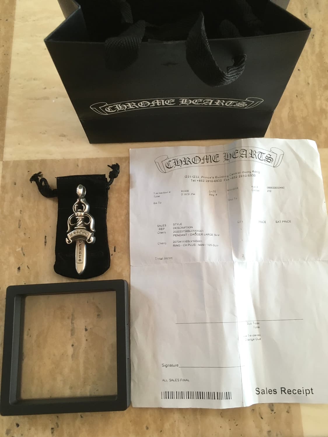 크롬하츠 라지 대거 펜던트 상품이미지4