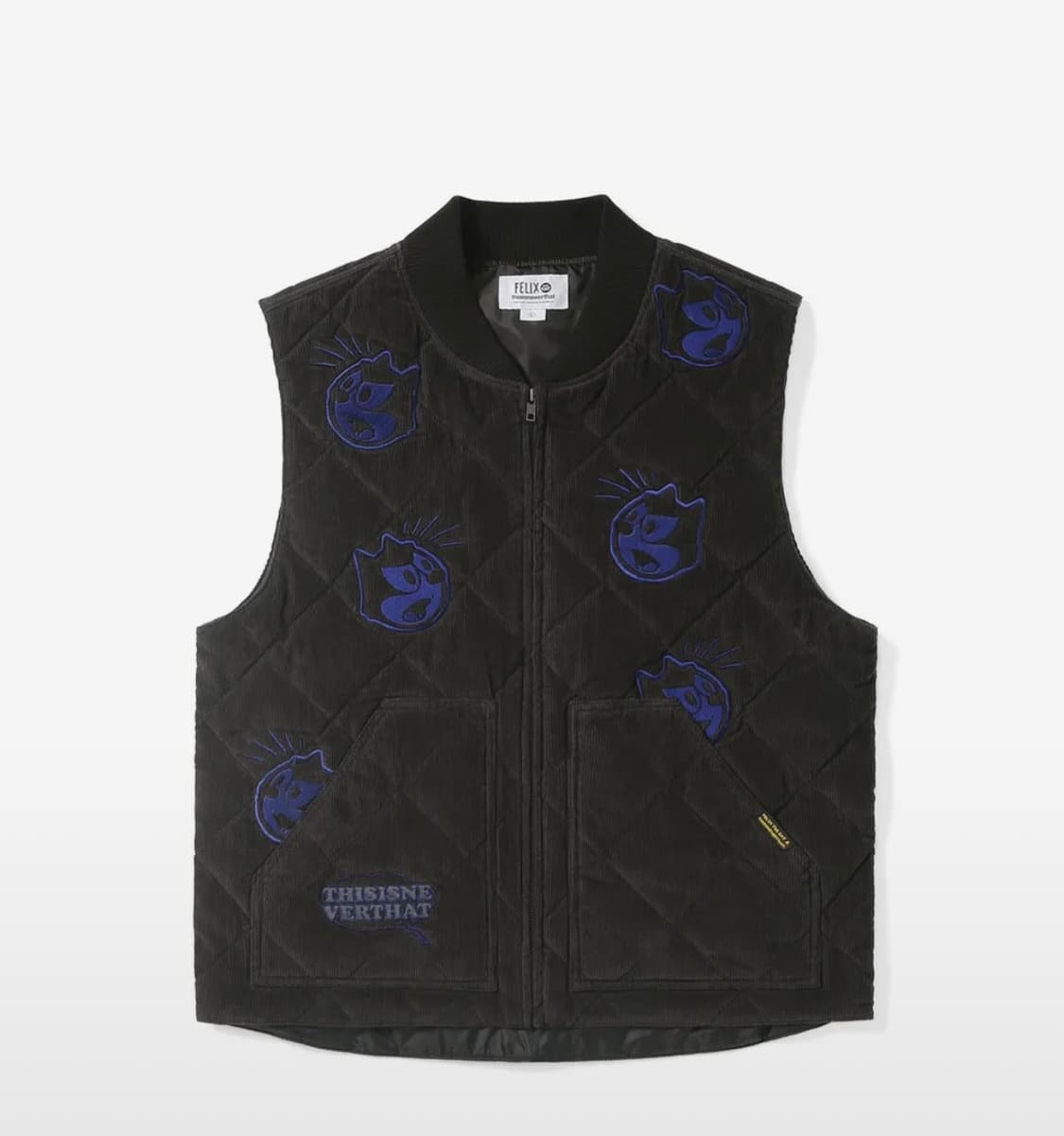 디스이즈네버댓 펠릭스 코듀로이 조끼 M 상품이미지4