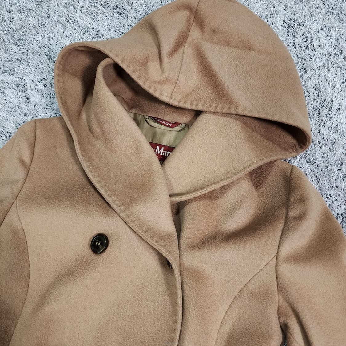 막스마라 울 후드코트 38 상품이미지2