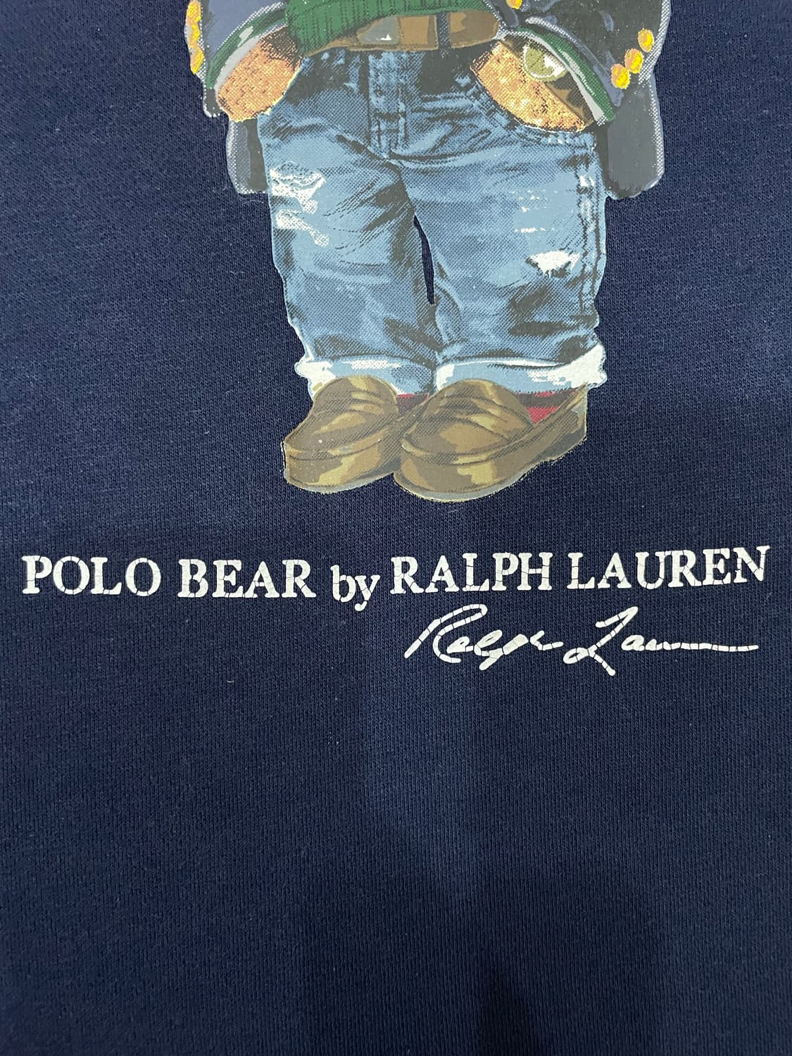 폴로 랄프로렌 베어 로고 스웻셔츠 맨투맨 네이비 상품이미지5