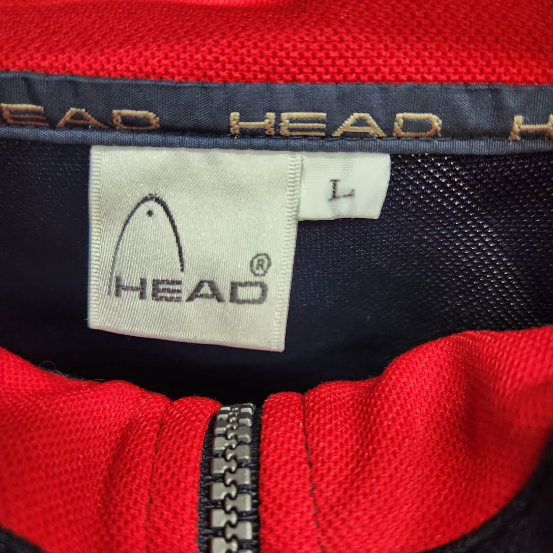 올드스쿨 헤드 로고 사이드라인 반집업 긴팔 L(XL) 상품이미지6