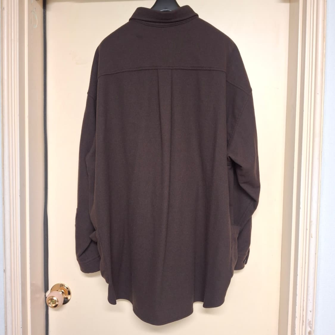 [4] 이얼즈어고 울 캐시미어 셔츠 자켓 브라운 상품이미지10