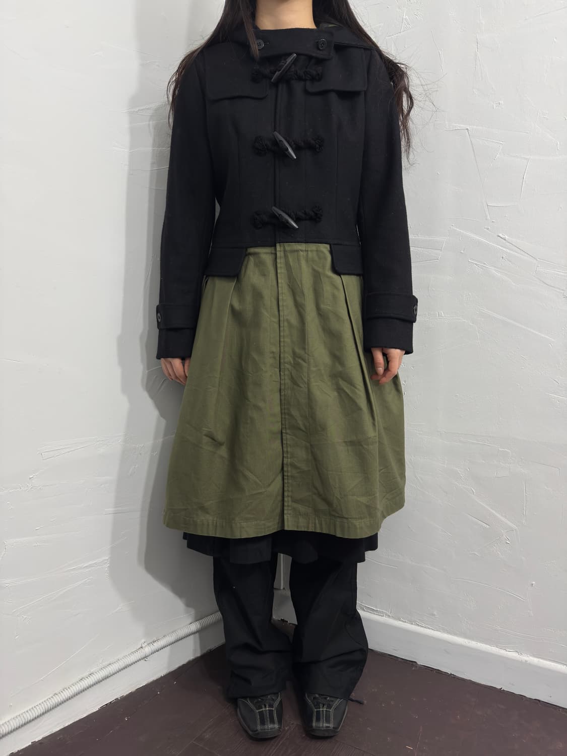 yukara duffle hood design coat 상품이미지1