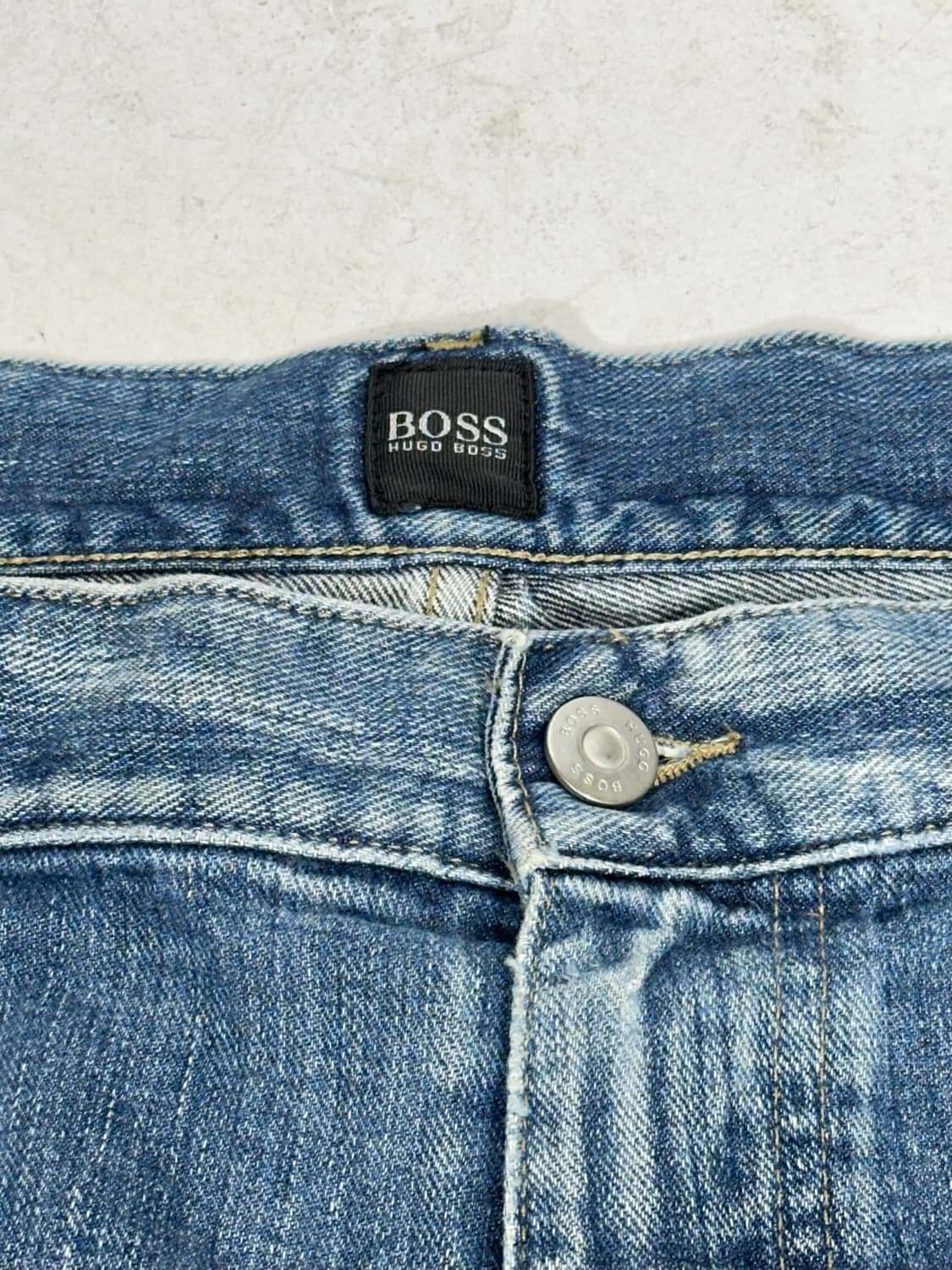 휴고 보스 중청 와이드 데님 팬츠  상품이미지7
