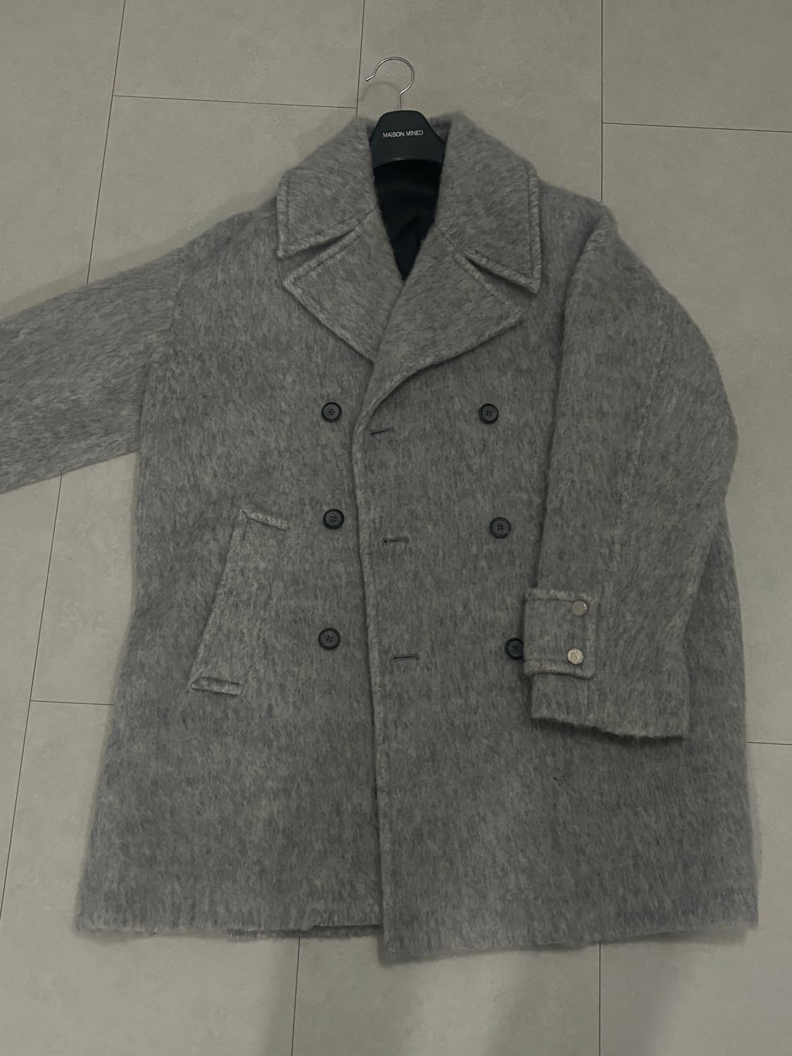 메종미네드 헤어리 오버사이즈 코트 상품이미지1