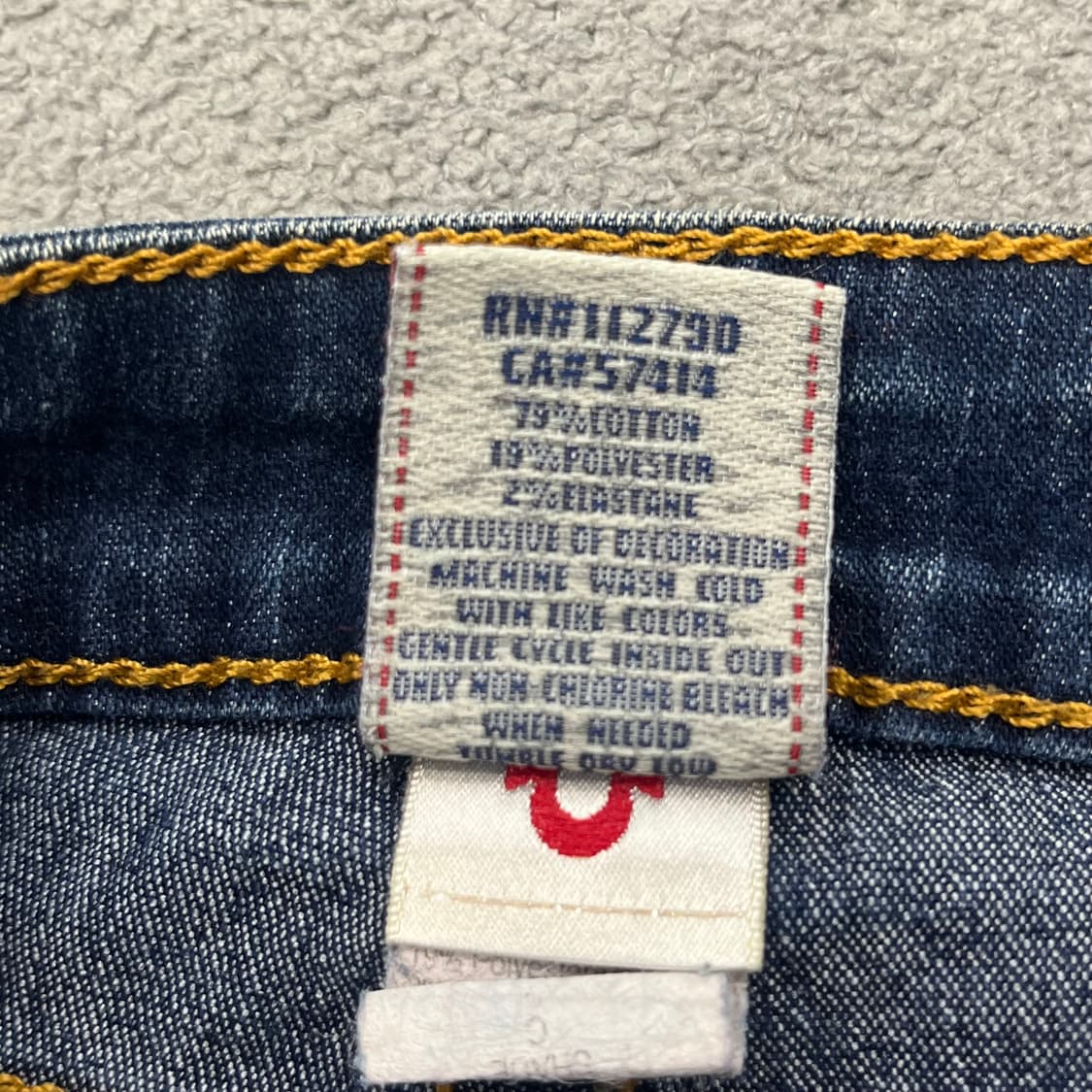 26 트루릴리전 하이 라이즈 워싱데님 상품이미지10