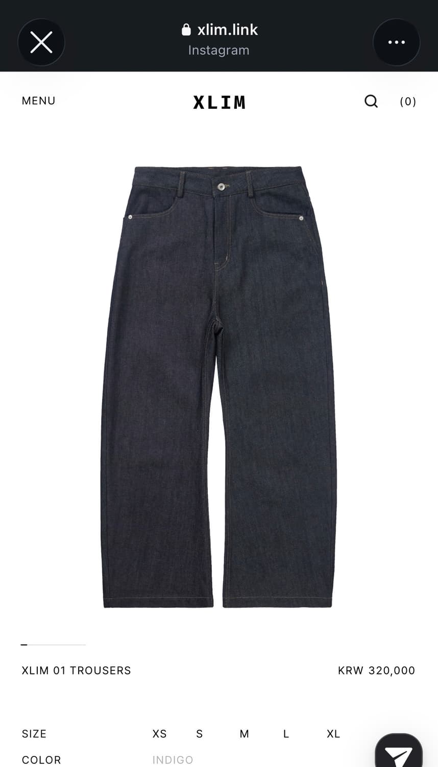 XLIM SEQUENCE 01 TROUSERS 상품이미지1