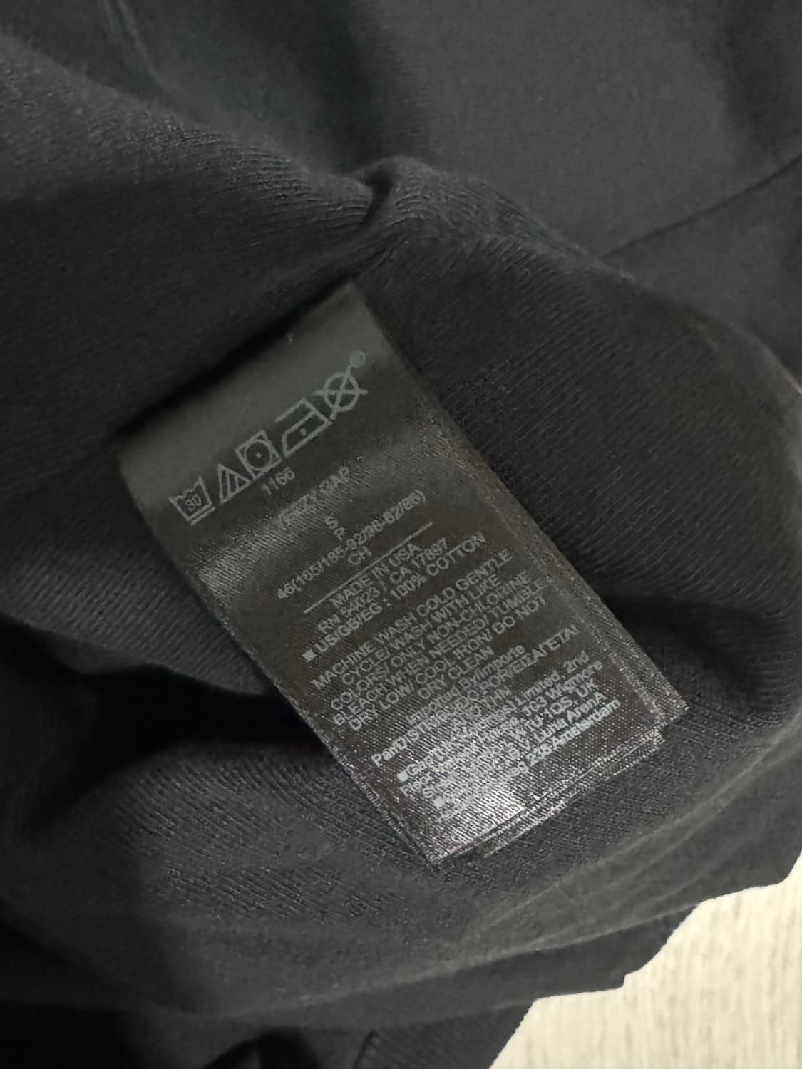 이지 갭 발렌시아가 도브 후드 블랙 S 상품이미지3