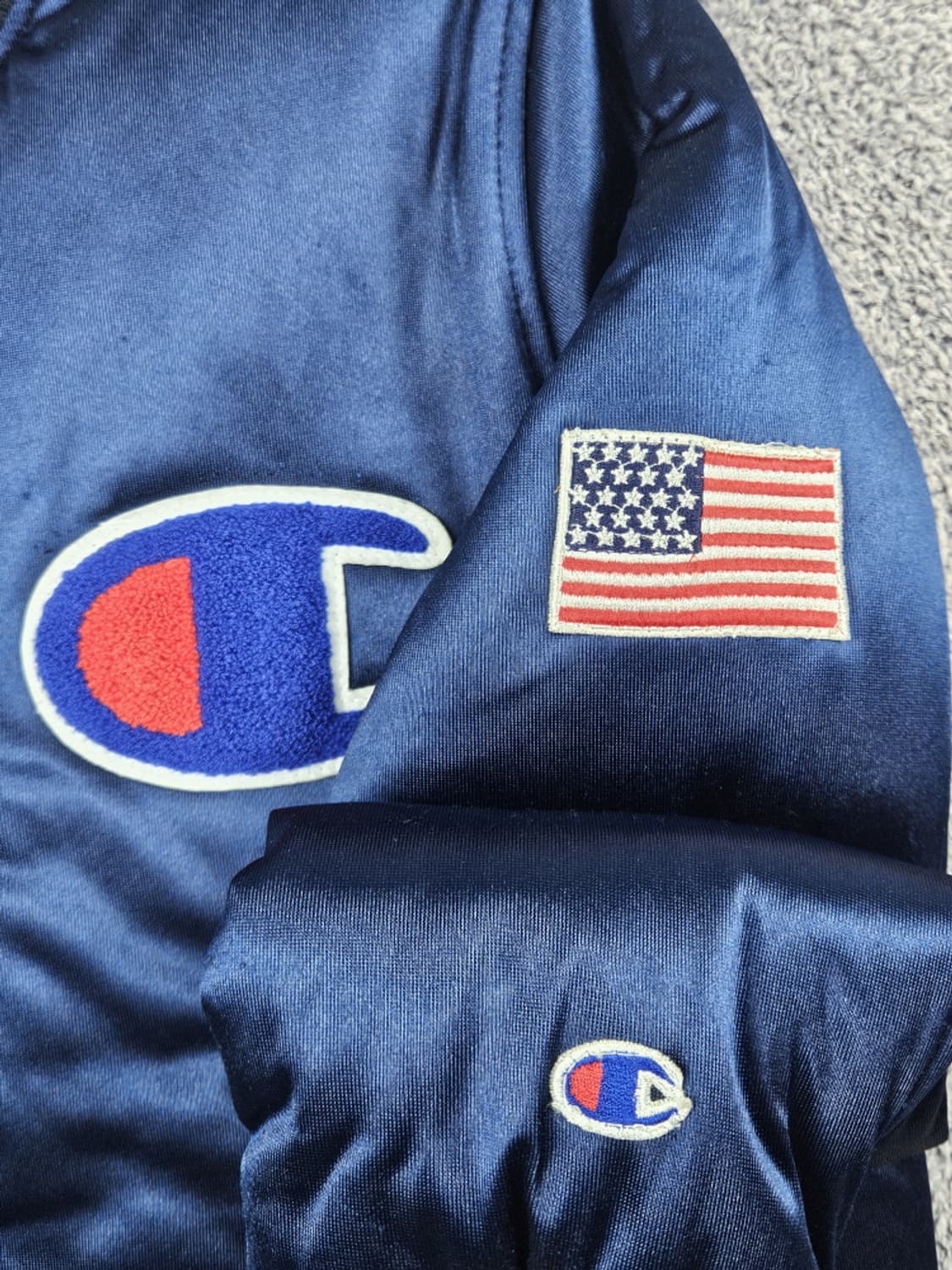 챔피온 스타디움 새틴 베이스볼 스타장 자켓 ( M ) / 10042 상품이미지10