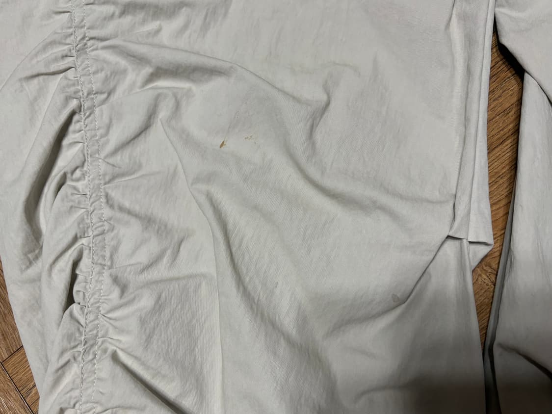 코이세이오 퍼커링팬츠 아이보리 상품이미지5