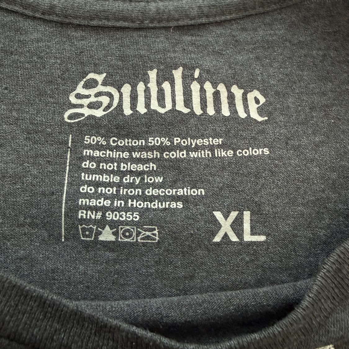 Sublime 선페이스 오피셜 빈티지 반팔 밴드티셔츠 XL 상품이미지3