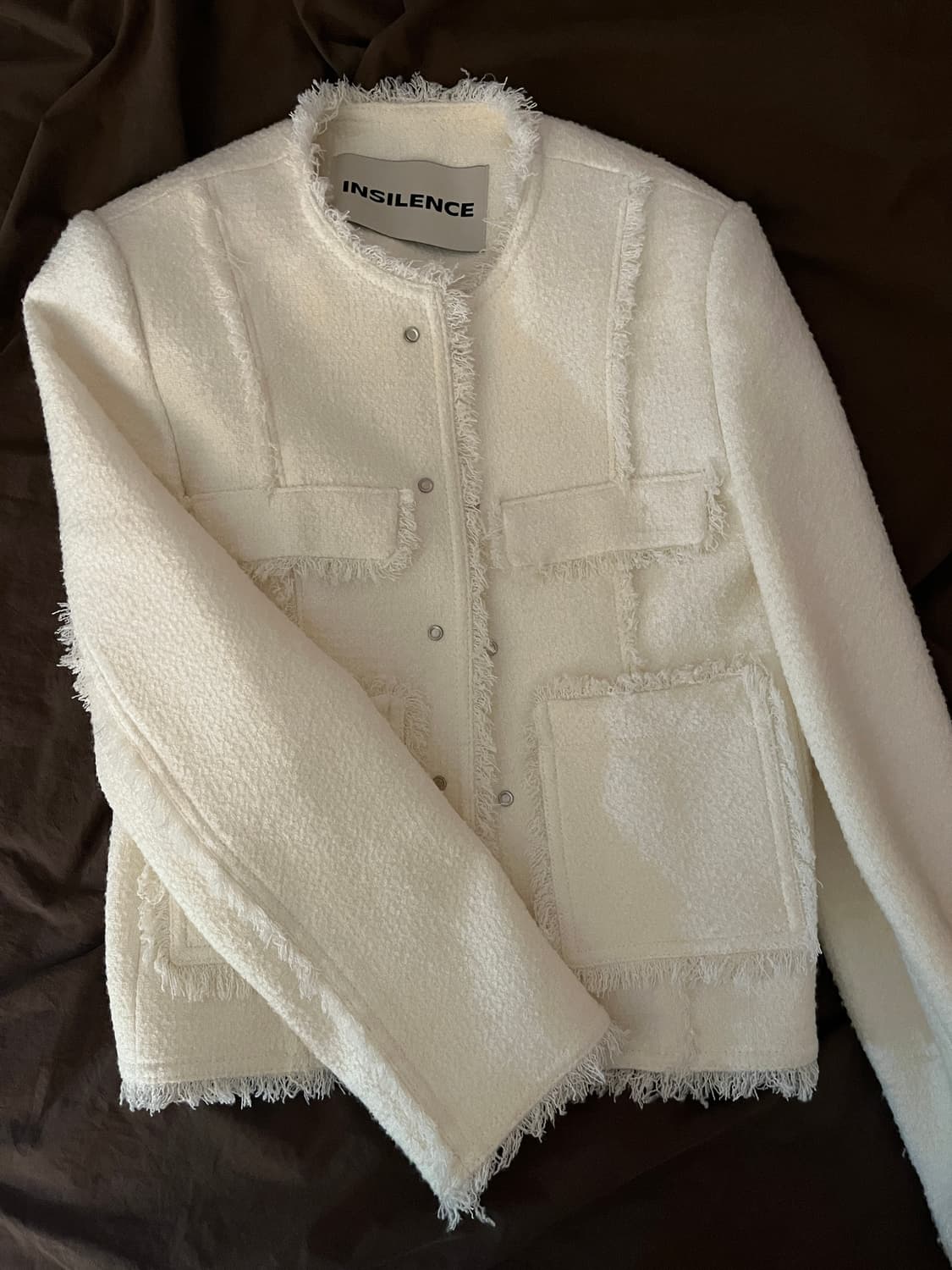 인사일런스 우먼 트위드 자켓 상품이미지4