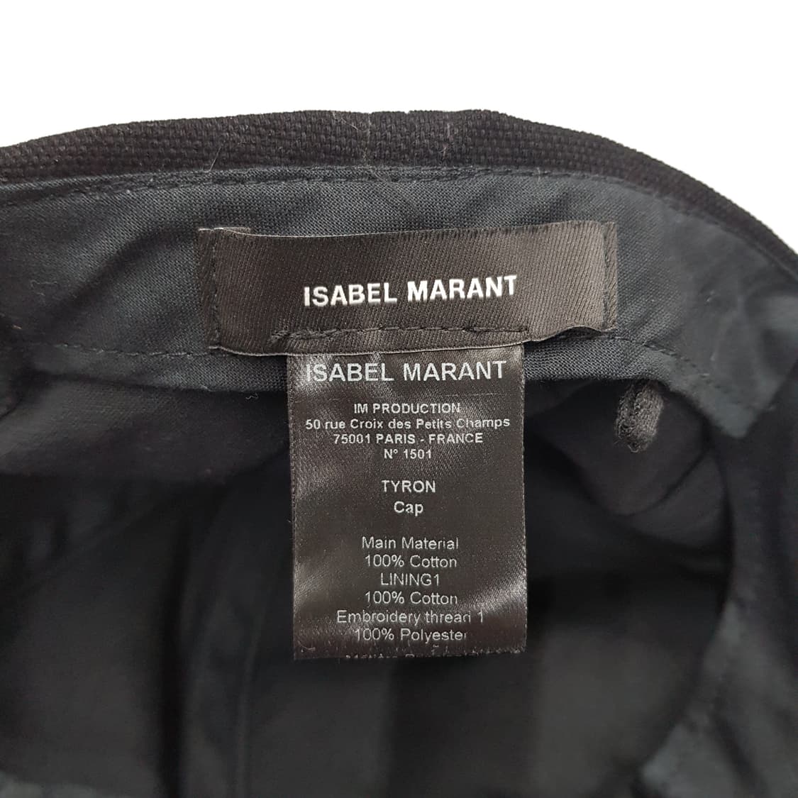 이자벨마랑 TYRON 자수 로고 코튼 볼캡 상품이미지4