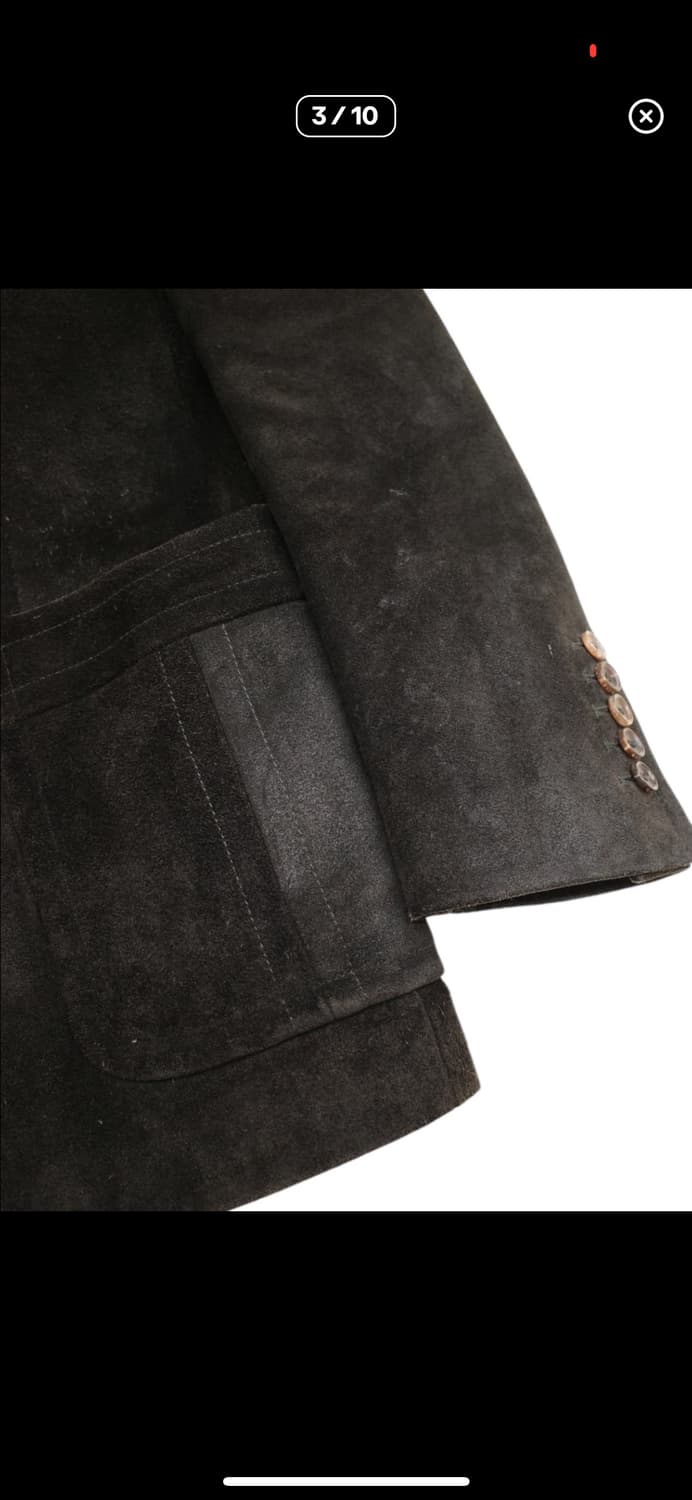 구찌 톰포드 시절 04ss 레더 블레이저 상품이미지4