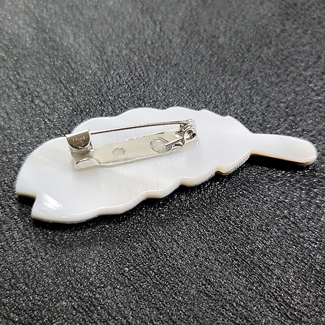 Aris 브로치 남자 여자 엔틱 빈티지 명품 자연 잎사귀 자개 상품이미지4